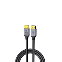 Twisted Minds Display Port Cable Resolution 8K/60Hz, 4K/144Hz, 4K/120Hz, 4K/60Hz Bandwidth 32.4Gbps - 2 Meter