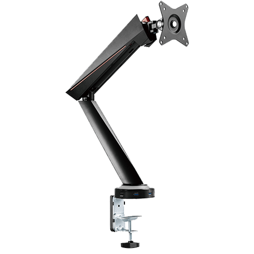 ذراع شاشة ألعاب احترافية من تويستد مايندز، مزود بنابض مساعد، بإضاءة RGB، موديل TM-39-C06U