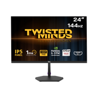 TM ECO SERIES 24”, 144hz, 1MS, FHD, HDMI 2.1 & DP 1.4 Gaming Monitor  TM24FHD144IPS