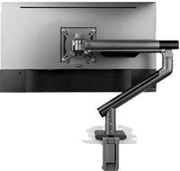 ذراع شاشة مفردة فاخرة من تويستد مايندز، رفيعة، مزودة بنابض مساعد - رمادي TM-49-C06-G