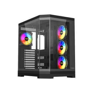 Twisted Minds Vanguard - 04 Mid Tower Gaming Case - Black – TM-P285-B