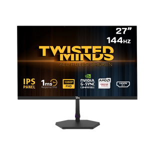 TM ECO SERIES 27”, 144hz, 1MS, FHD, HDMI 2.1 & DP 1.4 Gaming Monitor  TM27FHD144IPS