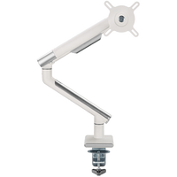 Twisted Minds Single Monitor Premium Silm Spring Assisted Monitor Arm - White TM-49-C06-W