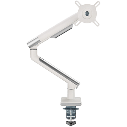 Twisted Minds Single Monitor Premium Silm Spring Assisted Monitor Arm - White TM-49-C06-W