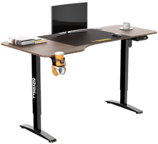 مكتب ألعاب على شكل حرف T من تويستد مايندز، قابل لتعديل الارتفاع كهربائياً - يسار TM-T-9085-L