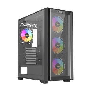 علبة ألعاب Twisted Minds Storm Rider - 04 متوسطة الحجم - أسود - TM-CT200-B