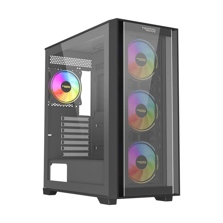 علبة ألعاب Twisted Minds Storm Rider - 04 متوسطة الحجم - أسود - TM-CT200-B