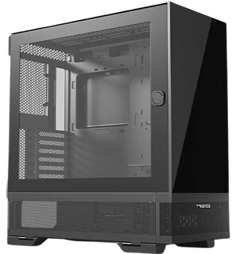 علبة ألعاب Twisted Minds Minimalist -04 متوسطة الحجم - أسود TM-X5-B