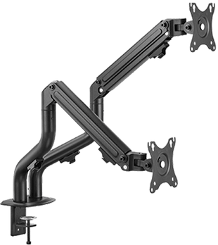 ذراع شاشة مزدوجة من تويستد مايندز، على شكل أنبوب، مزود بنابض موازنة، TM-71-C012 