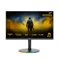 Twistedminds Dual Switch Gaming Monitor TMDX27B  27" FHD, 160/320Hz, MPRT 0.5ms, HDMI 2.1, Fast IPS (Support PS5) - Black