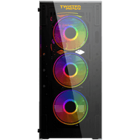 علبة ألعاب Twisted Minds Manic Shooter-03 متوسطة الحجم من الزجاج المقوى - أسود TM350-18