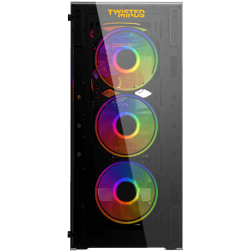 علبة ألعاب Twisted Minds Manic Shooter-03 متوسطة الحجم من الزجاج المقوى - أسود TM350-18