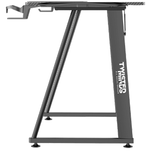 مكتب ألعاب Twisted Minds على شكل حرف A، بنسيج ألياف الكربون TM-A-1060-RGB