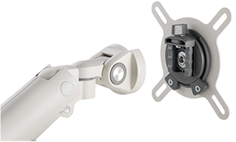 أذرع شاشة مزدوجة فاخرة رفيعة مزودة بنابض من تويستد مايندز - رمادي TM-49-C012-G