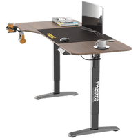 مكتب ألعاب على شكل حرف T من تويستد مايندز، قابل لتعديل الارتفاع كهربائياً - يسار TM-T-9085-L