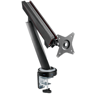 ذراع شاشة ألعاب احترافية من تويستد مايندز، مزود بنابض مساعد، بإضاءة RGB، موديل TM-39-C06U