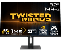 Twisted Minds UHD 32'', 144Hz, 1ms, HDMI 2.1 Gaming Monitor TM32DUI