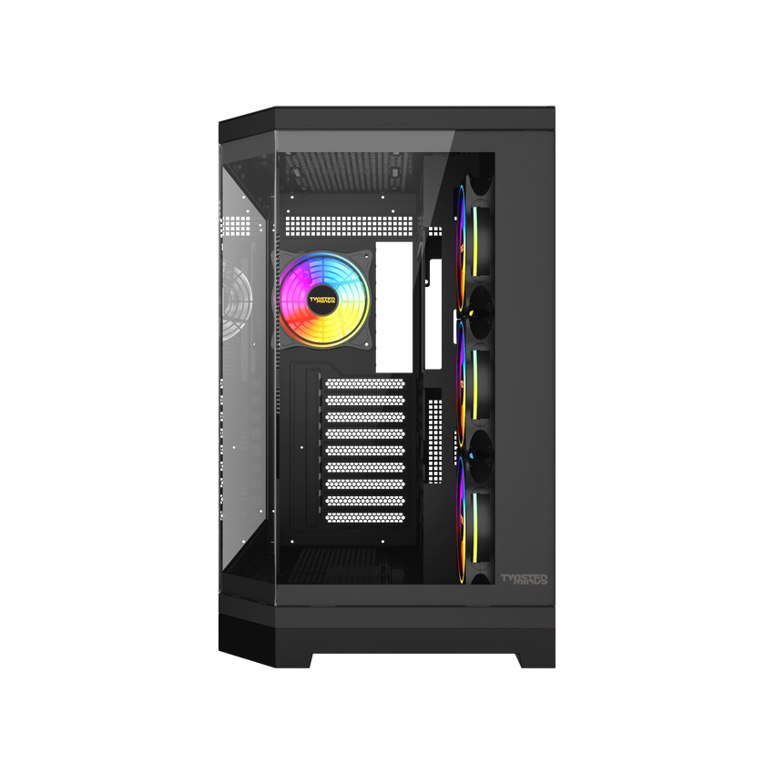 صندوق ألعاب Twisted Minds Vanguard - 04 Mid Tower - أسود – TM-P285-B