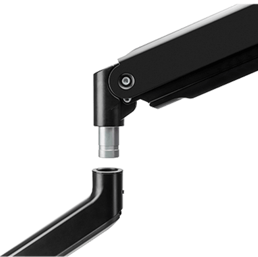 ذراع شاشة Twisted Minds أحادي شديد التحمل مزود بنابض ومنفذ USB TM-60-C06