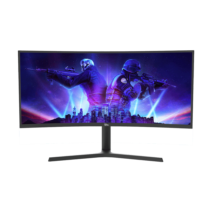 Twistedminds Eclipse Pro Series 34” WQHD (3440×1440) ,180Hz, 1ms Curved, HDR10 Adjustable Stand, Dual 3W Speakers Gaming Monitor - TM34CWQHDVA