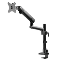 ذراع شاشة Twisted Minds أحادي رفيع مثبت على عمود، مزود بنابض مساعد TM-20-C06P