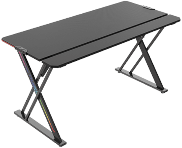 Twisted Minds X Shaped RGB Gaming Desk TM-GT04-X-RGB