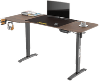 مكتب ألعاب على شكل حرف T من تويستد مايندز، قابل لتعديل الارتفاع كهربائياً - يسار TM-T-9085-L