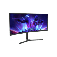 Twistedminds Eclipse Pro Series 34” WQHD (3440×1440) ,180Hz, 1ms Curved, HDR10 Adjustable Stand, Dual 3W Speakers Gaming Monitor - TM34CWQHDVA