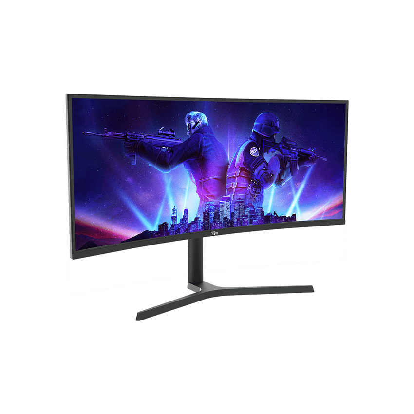 Twistedminds Eclipse Pro Series 34” WQHD (3440×1440) ,180Hz, 1ms Curved, HDR10 Adjustable Stand, Dual 3W Speakers Gaming Monitor - TM34CWQHDVA