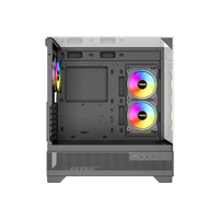 علبة ألعاب Twisted Minds DarkPulse متوسطة الحجم من الزجاج المقوى باللون الأسود - TM-XL290-B