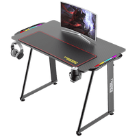 مكتب ألعاب Twisted Minds على شكل حرف A، بنسيج ألياف الكربون TM-A-1060-RGB