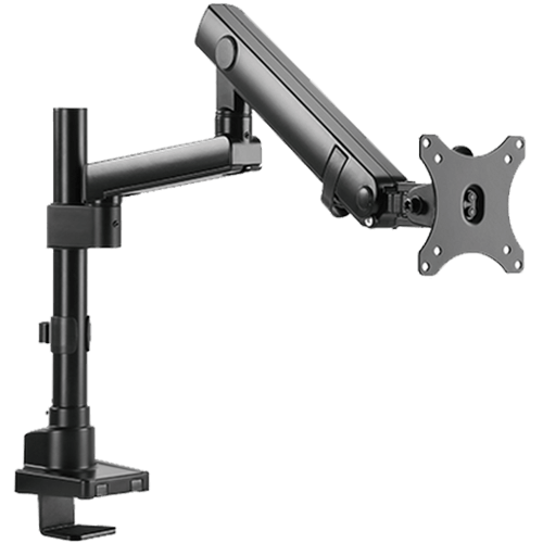 ذراع شاشة Twisted Minds أحادي رفيع مثبت على عمود، مزود بنابض مساعد TM-20-C06P