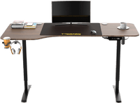 مكتب ألعاب على شكل حرف T من تويستد مايندز، قابل لتعديل الارتفاع كهربائياً - يسار TM-T-9085-L