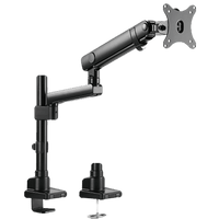 ذراع شاشة Twisted Minds أحادي رفيع مثبت على عمود، مزود بنابض مساعد TM-20-C06P