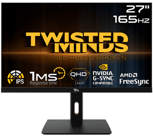 Twisted Minds QHD 27'', 165Hz, 1ms, HDMI Gaming Monitor TM272QE