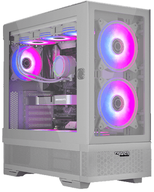 علبة ألعاب Twisted Minds Minimalist -04 متوسطة الحجم - أبيض TM-X5-W