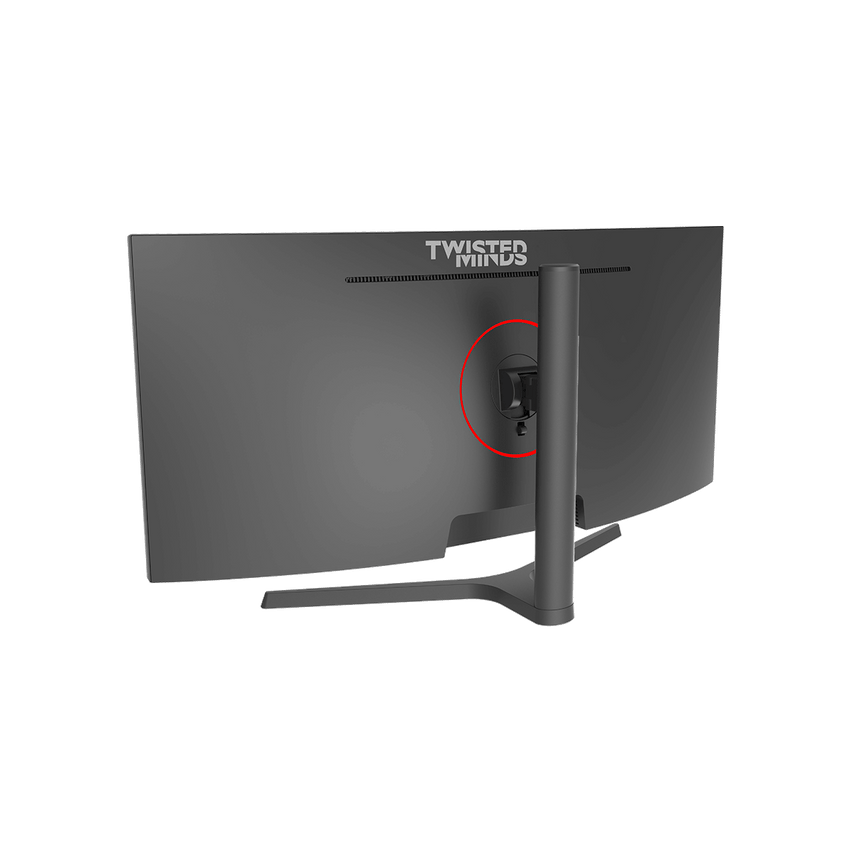 Twistedminds Eclipse Pro Series 34” WQHD (3440×1440) ,180Hz, 1ms Curved, HDR10 Adjustable Stand, Dual 3W Speakers Gaming Monitor - TM34CWQHDVA