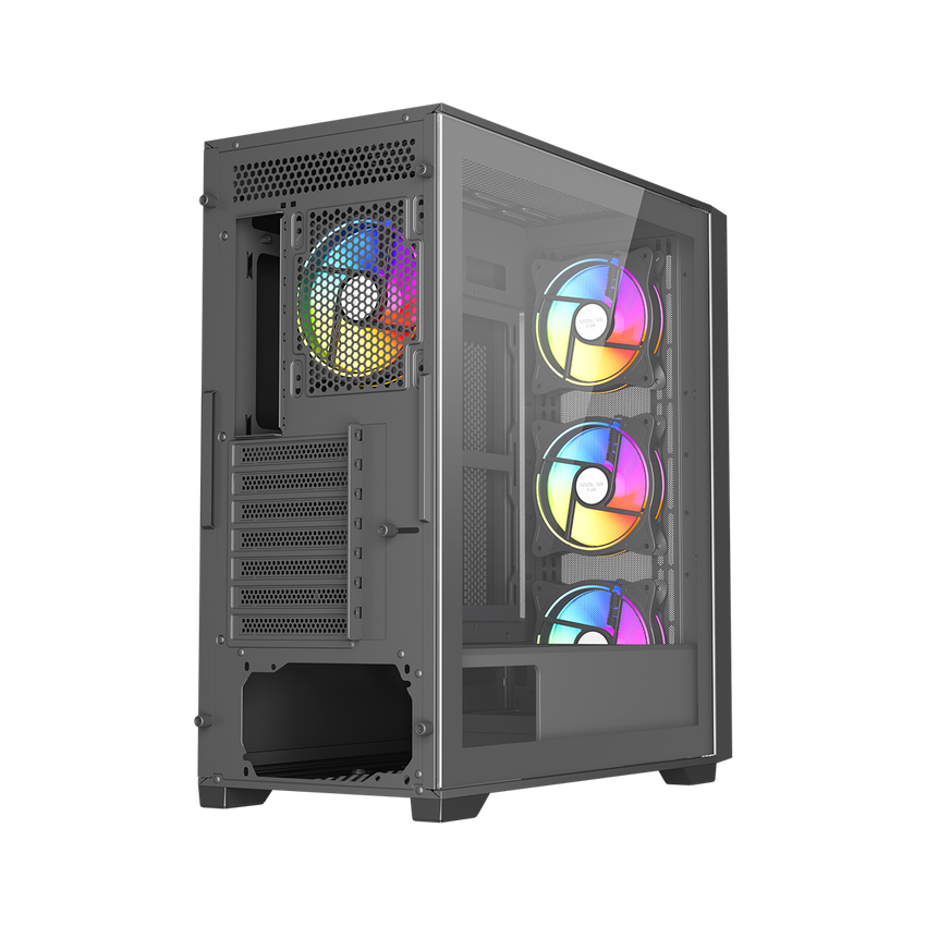 علبة ألعاب Twisted Minds Storm Rider - 04 متوسطة الحجم - أسود - TM-CT200-B