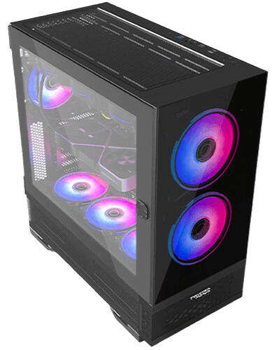 علبة ألعاب Twisted Minds Minimalist -04 متوسطة الحجم - أسود TM-X5-B