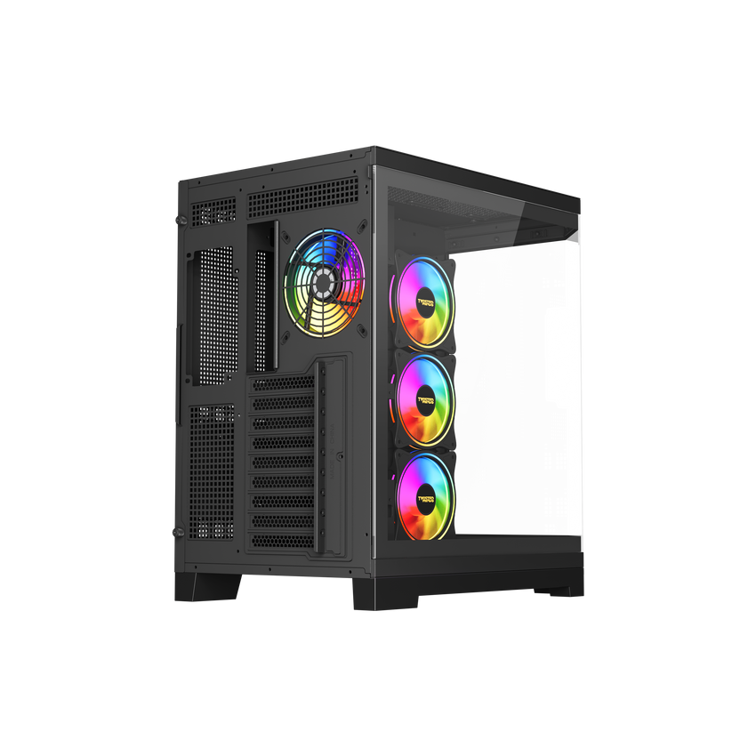 صندوق ألعاب Twisted Minds Vanguard - 04 Mid Tower - أسود – TM-P285-B