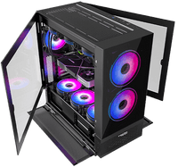 علبة ألعاب Twisted Minds Minimalist -04 متوسطة الحجم - أسود TM-X5-B