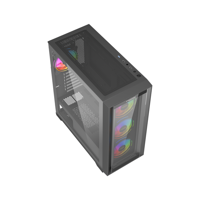 علبة ألعاب Twisted Minds Storm Rider - 04 متوسطة الحجم - أسود - TM-CT200-B