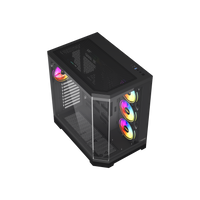 صندوق ألعاب Twisted Minds Vanguard - 04 Mid Tower - أسود – TM-P285-B