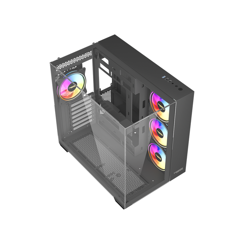 علبة ألعاب Twisted Minds Warden Rider متوسطة الحجم، لون أسود – TM-M2858-B