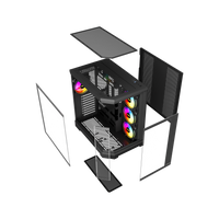 صندوق ألعاب Twisted Minds Vanguard - 04 Mid Tower - أسود – TM-P285-B