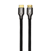كابل HDMI 2.1 من Twisted Minds بدقة 8K/60Hz، 4K/120Hz، 4K/60Hz - عرض نطاق ترددي 48 جيجابت في الثانية، طول الكابل 1 متر - TM-Z8KHDMI-1M