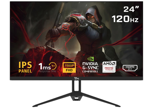 تويستد مايندز, شاشة الألعاب بحجم 24 بوصة, 120 هرتز, زمن الاستجابه 1, اتش دي ام اي 2.1
