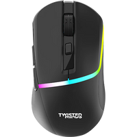 Twisted Minds TM-HORIZON-X 4-in-1 Gaming Combo - Wired Keyboard, Adjustable DPI Mouse, Steady-Light Headset, and Mouse Pad - Black