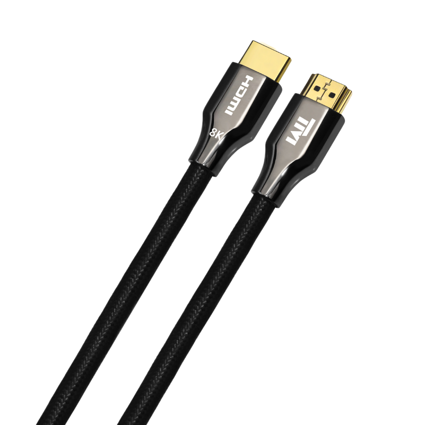 كابل HDMI 2.1 من Twisted Minds بدقة 8K/60Hz، 4K/120Hz، 4K/60Hz - عرض نطاق ترددي 48 جيجابت في الثانية، طول الكابل 3 أمتار - TM-Z8KHDMI-3M