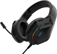 Twisted Minds TM-HORIZON-X 4-in-1 Gaming Combo - Wired Keyboard, Adjustable DPI Mouse, Steady-Light Headset, and Mouse Pad - Black